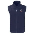 thumbnail image 2 of Men's Cutter & Buck  Navy Chicago Cubs Stars & Stripes Charter Eco Recycled Full-Zip Vest, 2 of 3