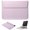 Pink, variant on MonsDirect PU Leather Tablet Sleeve Compatible with 15-16.2 inch NoteBook, Universal Computer Envelope Sleeve with Stand Cover Fits for MacBook, HUAWEI, Lenovo, Microsoft, Dell, Green
