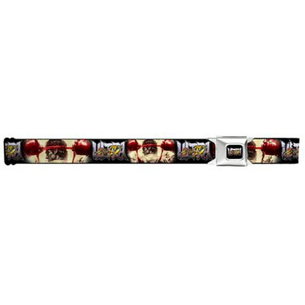 Ceinture de ceinture de Sécurité - Street Fighter - Adj 24-38" Mesh New sbb-sfac-wsf026