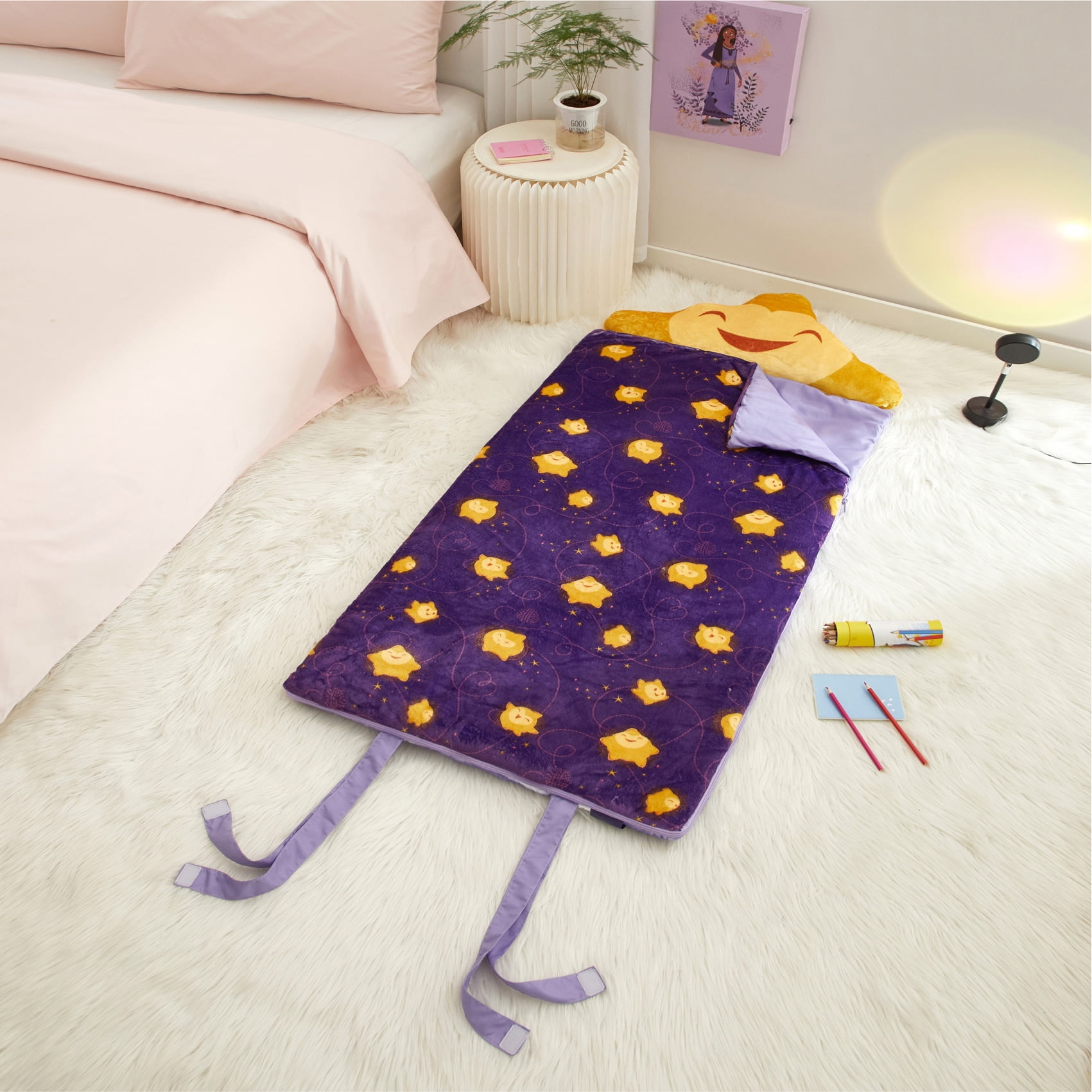 Disney Wish, Kids Faux Fur Figural Slumber Bag