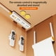 thumbnail image 5 of Ganchos de pared autoadhesivos Bearachild de plástico para mando a distancia color amarillo, 5 of 6