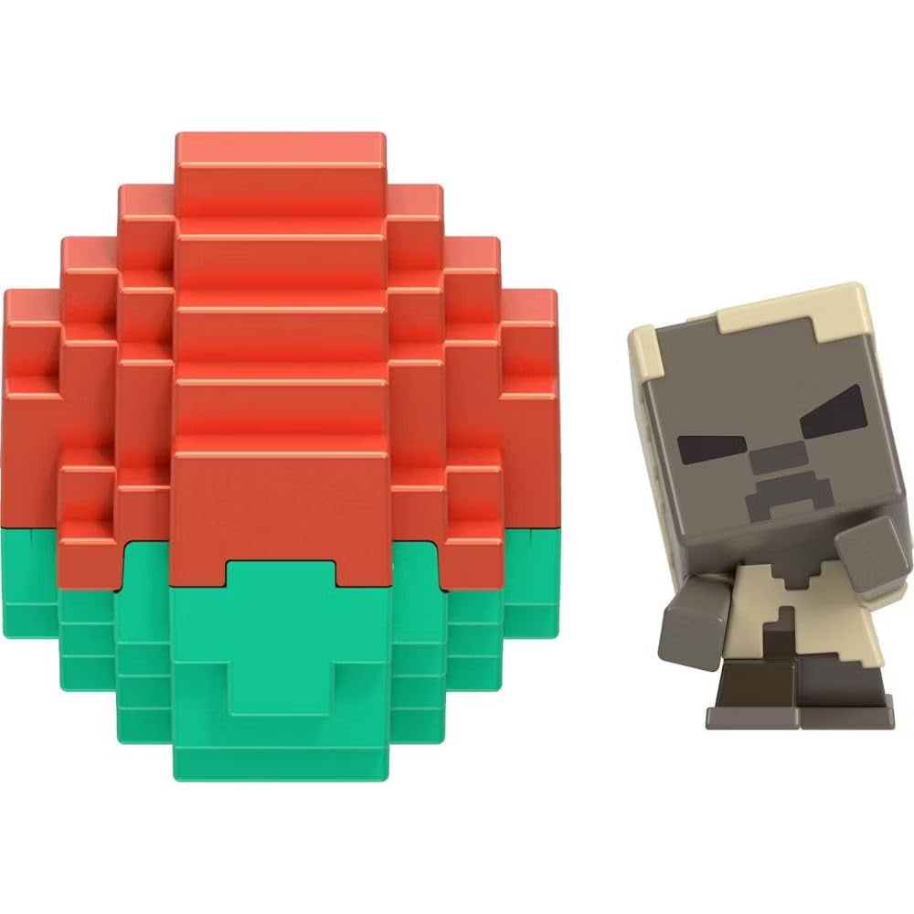 Mattel Minecraft Mini Figures, Spawn Egg Blind Box, Bundle of 3, Ages 6+ HXT64-956G