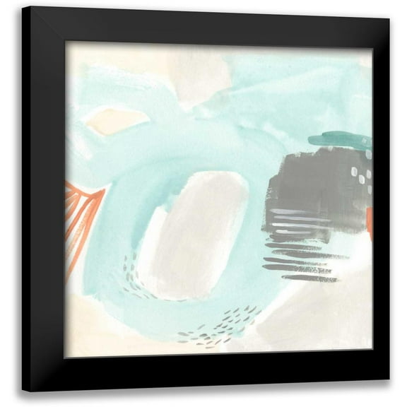 Vess, June Erica 12x12 Black Modern Framed Museum Art Print Titled - Chromatic Inference VI