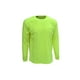 thumbnail image 1 of Camiseta de manga larga con bolsillo Escudo Brillante Safety Green 2XL B146, 1 of 1