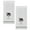 Fangtastic Dishtowel Set of 2, variant on Split P Haunted Kitchen Dishtowel Set of 2