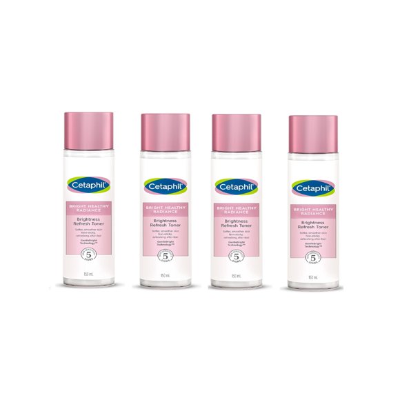 Cetaphil Bright Healthy Niacinamide Vitamin B3 Sea Daffodil Extract Radiance Refresh Toner - 150ml Each
