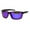 Tortoise Blue Mirror, variant on Polarized Mens Classic Light Weight Plastic Warp Around Sport Sunglasses Black Blue Mirror