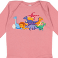 thumbnail image 4 of Inktastic Cute Dinosaurs Boys or Girls Long Sleeve Baby Bodysuit, 4 of 5