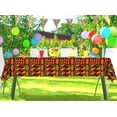 thumbnail image 6 of Kwanzaa Tablecloth Black History African American Party Decoration Kente Print Disposable Plastic Table Cloth Waterproof Picnic Decor 54 x108 Inch -Pack of 2, 6 of 6