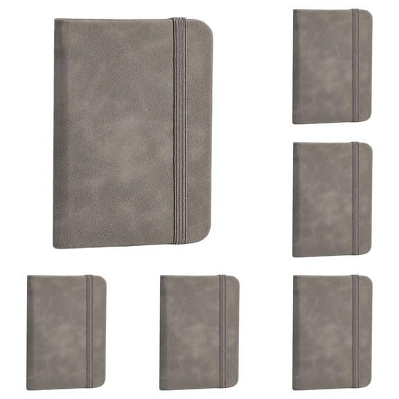 A7 Pocket Notebook Without Pen Case, Thickened Softcover Sewn, 9 Color Wear Resistant Smooth Writing Journal, Code S