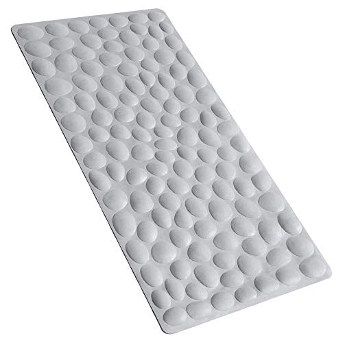 Details about   Silicone Non-Slip Shower Bath Mat Bathroom Mat with Drain Holes and Suction Cup 