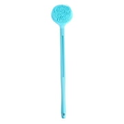 1pc Shower Brush Silicone Exfoliating  Back Scrubber Bathing Accessories