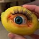 thumbnail image 4 of For The All Seeing Fruit Resin Statue Simulation With Eyes Sculpture Desktop Decor Homed, 4 of 5