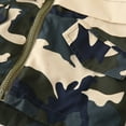 thumbnail image 4 of XBASW Toddler Boys camouflage Hooded Jacket Lined Windbreaker Lightweight Hoodie Kids Coats for 1-6T, 4 of 7