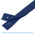 thumbnail image 4 of Uxcell 5 Yard Snap Button Tape for Sewing Cotton Snap Button Trim Fastener Buckles Tape for Clothes Fabric DIY, Dark Green, 4 of 7