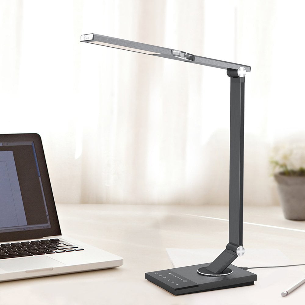 2700-6500K 5 Color TaoTronics LED Desk Lamp with USB Charging Port,