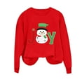 thumbnail image 3 of Christmas Sweatshirt for Women Cute Crewneck Long Sleeve Xmas Graphic Pullover Tops Fashion Fall Clothes Outfits, 3 of 5