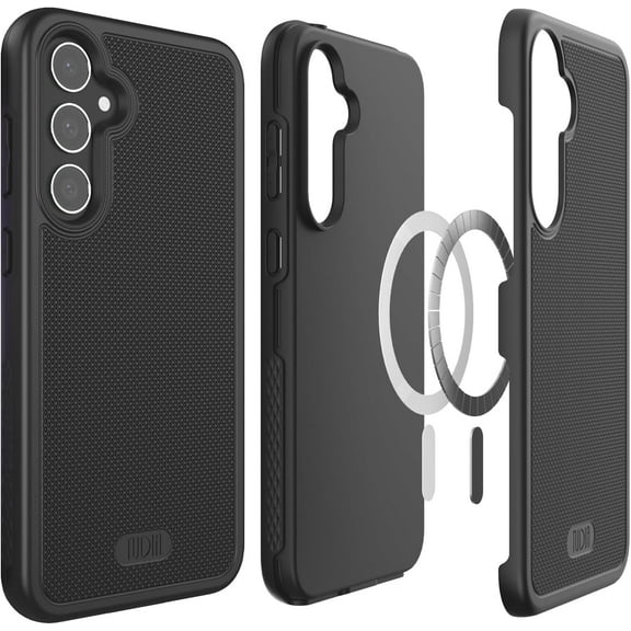 TUDIA MergeGrip Samsung Galaxy S23 FE Phone Case MagSafe Compatible - Matte Black