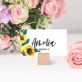 thumbnail image 3 of Koyal Wholesale Rustic Sunflower Place Cards for Wedding Party Tables, Seating Name Place Cards for Holders, 60 Pack, 3 of 5