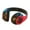 Red, variant on QTOCIO Wireless Bluetooth Headset, Wireless Bluetooth Headphones Over Ear with RGB Light And Mic 8 Hours Long Standby Life Foldable Headset, Black