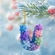 thumbnail image 1 of Colgante de árbol de Navidad con copo de nieve de acrílico | Adorno navideño 2D para mochila, espejo retrovisor del coche y decoración del hogar | Accesorio de decoración festiva, 1 of 4