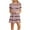l Pink, variant on Lindreshi Summer Dresses for Women Women's Casual Color-Blocking Printed Short-Sleeved Round-Neck Dress
