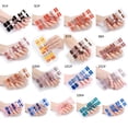 thumbnail image 2 of Tiras de esmalte de uñas en gel semicurado, pegatinas/envolturas para uñas de gel (20 pegatinas extra largas), 2 of 3