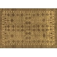 thumbnail image 1 of Ahgly Company Indoor Rectangle Abstract Brown Modern Area Rugs, 3' x 5', 1 of 4