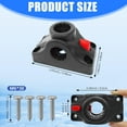360 Rotating Plastic Fishing Rod Holder Fix Poles Mount Base ...