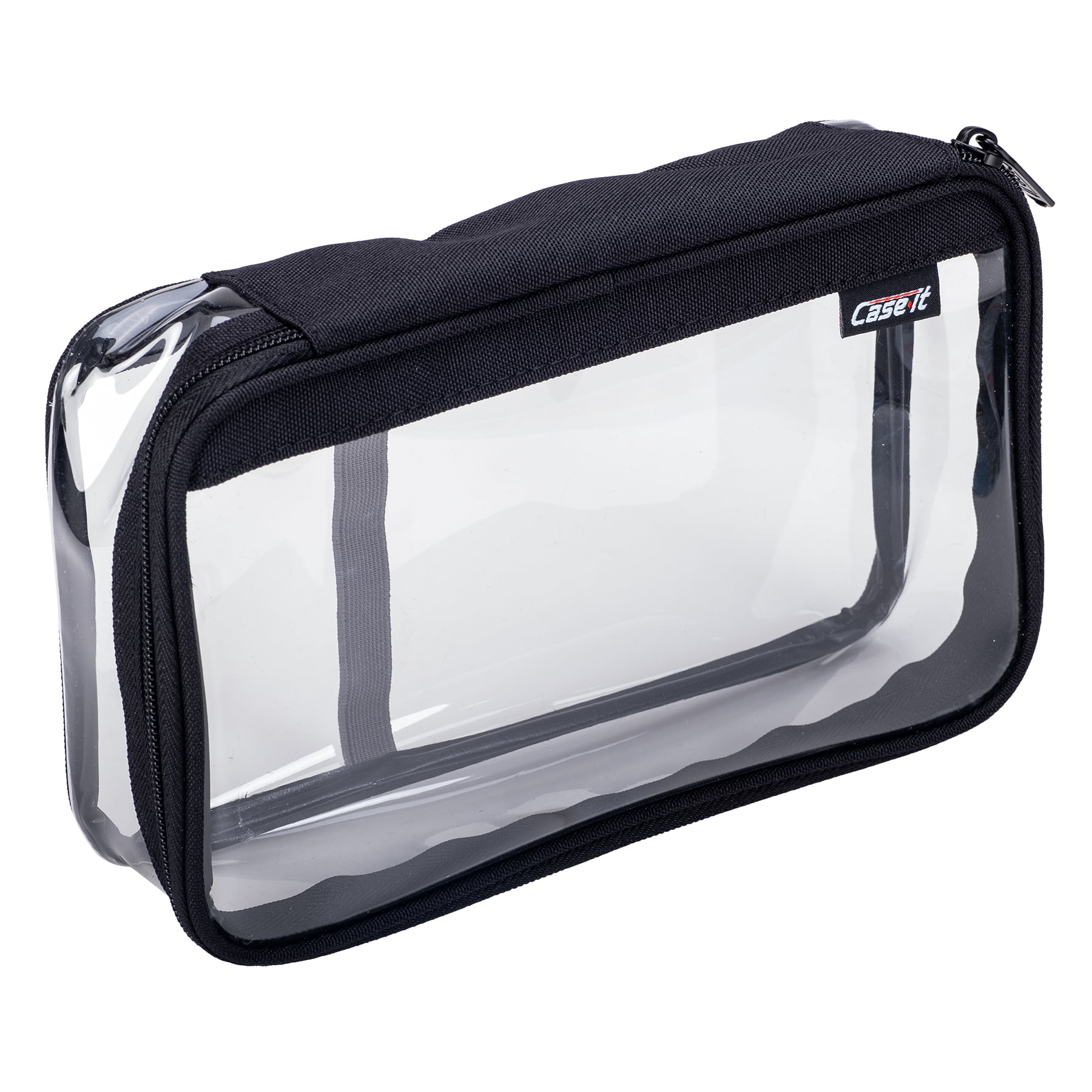 Clear Pencil Case With Zipper, Clear Hard Shell Zipper Case, Snack Bag 