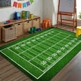 thumbnail image 2 of HLONK cdar Football Rug Playing Football Interesting Sports Scene Design Modern Football Non Slip Area Rug Floor, 2 of 4