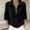 Black, variant on AVRNLIQ Womens Oversized Quarter Zip Ribbed Knit Pullover Sweater, Pink, Relaxed Fit Long Sleeve,Size M