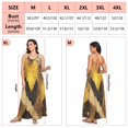 thumbnail image 6 of Women Dress Oversize Style Open-Back Design-Yellow Python Pattern Patterng, 6 of 6
