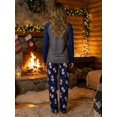 thumbnail image 3 of et Pijama Mujer Navideña Unitalla Invierno Conjunto Suave y Cálido, 3 of 5