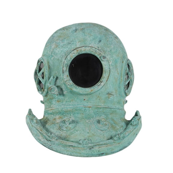 Scuba Diver Helmet 3D Wall Sculpture Shipwreck Finish
