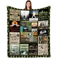 thumbnail image 1 of Couverture de Randonnée Cadeau, Cadeaux de Randonnée pour Hommes Ou Femmes, Idées de Cadeaux pour Amateurs de Randonneurs, Jeté en Flanelle Douce pour Randonneur Extérieur, Camping Extérieur Lit de Voyage pour VR Sofa Canapé 80 Pouces" x60, 1 of 6