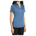 thumbnail image 4 of Womens Silk Touch Polyester Performance Polo Carolina Blue X-Large, 4 of 6