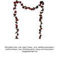 thumbnail image 2 of VONKY Exquisite Simulated Flower Vines Charming And Inviting Atmosphere With These Exquisite Simulated Flower Vines Such Big Red 45 roses 1Set, 2 of 6
