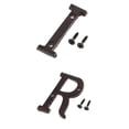 thumbnail image 1 of Paquete de 2 letras para buzón de puerta , bricolaje, dormitorio, de montaje en pared I & R, 1 of 8
