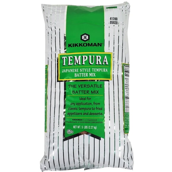 Kikkoman Tempura Batter Mix - Japanese Style - 6ct - 5lb - Light & Crispy Tempura for Vegetables, Seafood & More (6x5lb)
