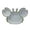 Green, variant on Silicone Suction Plate with 3 Divided Compartments, No Spill Cute Crab Design Feeding Plate for High Chair Strong Suction Plate to Prevent Tipping for Home Use 9.06x5.91 Inch
