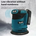 thumbnail image 5 of Makita 18V Lithium Ion Cordless Rechargeable Disc Random Orbital Sander Woodworking Sanding Putty Polishing Bare Tool, 5 of 6