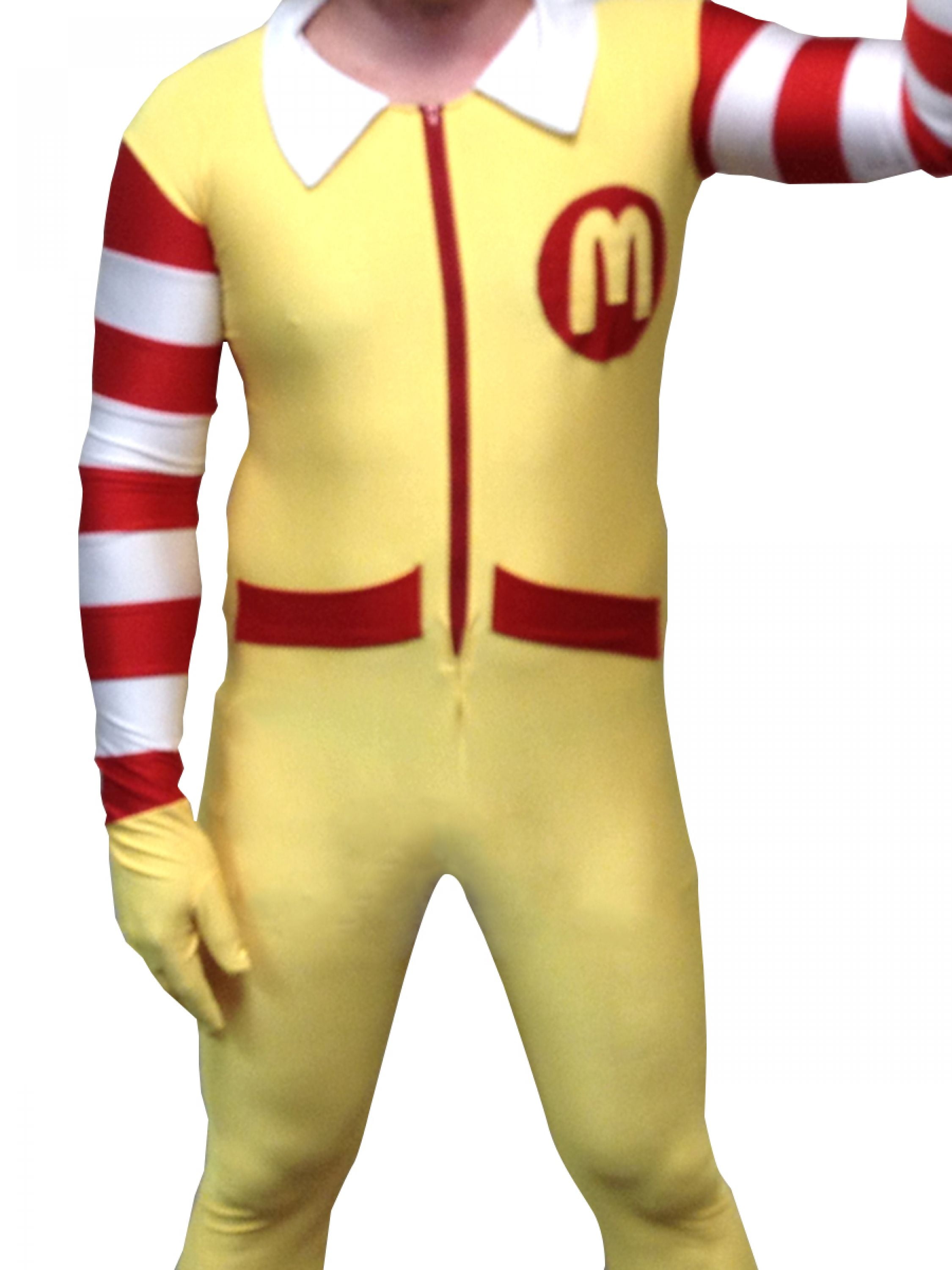 Ronald McDonald Adult Costume Body Suit. adult costume. 