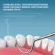 thumbnail image 3 of Palillo de dientes de metal 304, palillo de dientes de acero inoxidable, juego de herramientas de limpieza bucal portátil, palillo de dientes, 3 of 5