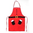 thumbnail image 5 of Christmas Apron Santa-Aprons for Merry Christmas Cooking, C, 5 of 5