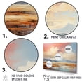 thumbnail image 3 of Designart "Tranquil Pastel Plains" Minimalism Floater Framed Canvas Art Print, 3 of 5