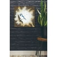 thumbnail image 3 of Epic Graffiti 'Weathered Friends - Blue Jay' by Britt Hallowell, Canvas Wall Art, 26"x26", 3 of 3