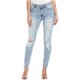 thumbnail image 1 of GUESS Jeans ajustados rasgados con salpicaduras metálicas para mujer, Azul, 27 Regular Guess Ceñido, 1 of 2