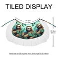 thumbnail image 5 of Sloth Chiffon Summer Dresses for Women | Stylish Beach Skirt with Polyester Straps, 5 of 6