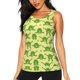 thumbnail image 1 of Fotbe Funny Frogs Blusas Sin Mangas para Mujer – Estilo Casual, Corte Suelto, Slim-Fit, Cuello Redondo Deportivo, Tops de Verano para Gimnasio y Yoga-Small, 1 of 7